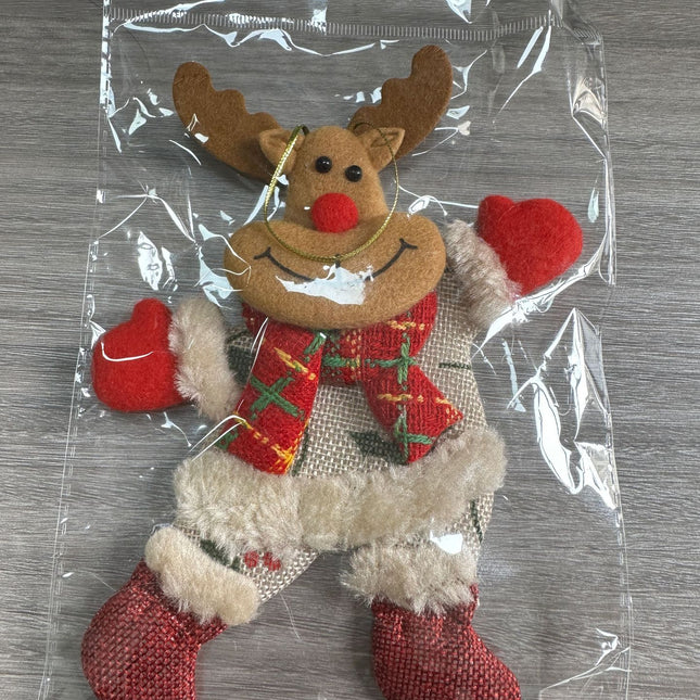 12pcs Dancing pendant elk for Christmas tree