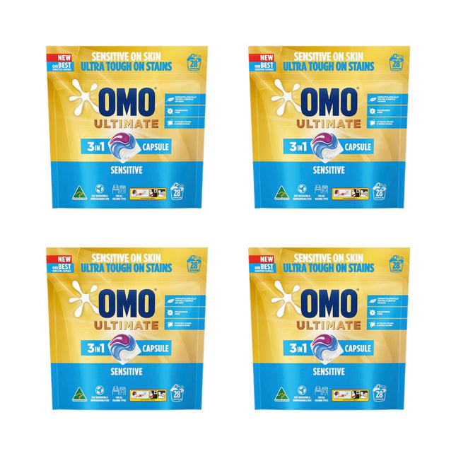 Omo Ultimate 3in1 Sensitive 112 Laundry Capsules-1975420524112777216