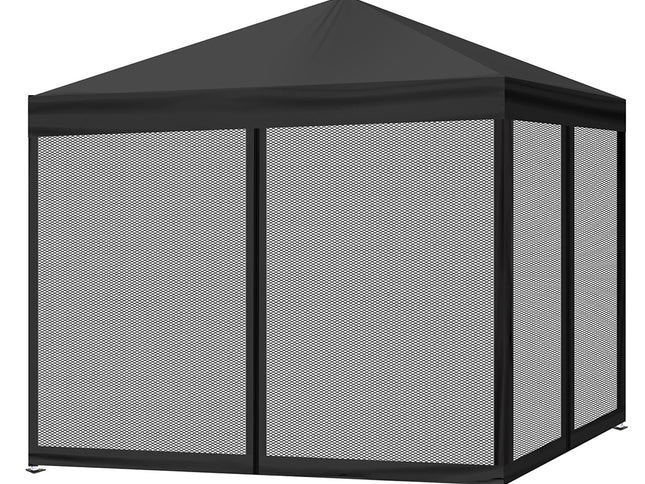 Mountview Gazebo Pop Up Marquee Outdoor Black-1864184684779540480