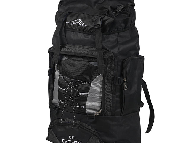 Military Backpack Tactical Hiking Camping Black-1864184673211650048