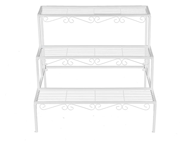Levede 3 Tier Rectangle Metal Plant-1894516822309474305