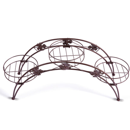 Levede Plant Stand Outdoor Indoor Metal Bronze-1864184707210678273