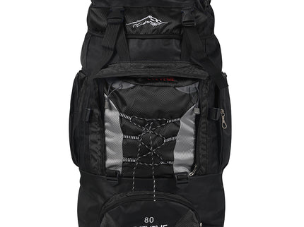 Military Backpack Tactical Hiking Camping Black-1864184673211650049