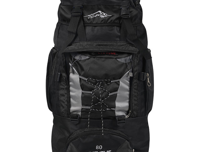 Military Backpack Tactical Hiking Camping Black-1864184673211650049