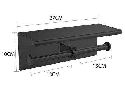 Toilet Paper Holder Double Roll Stainless-1910112223666245634