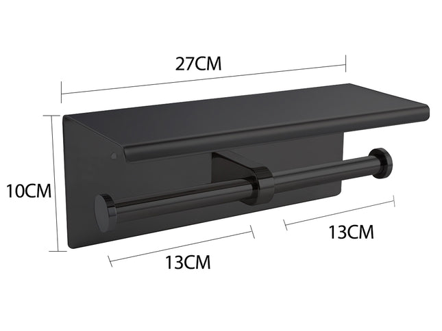 Toilet Paper Holder Double Roll Stainless-1910112223666245634