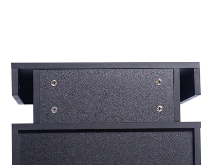 Levede Bedside Tables Side Table 2 Drawers Black-1910113068461985796
