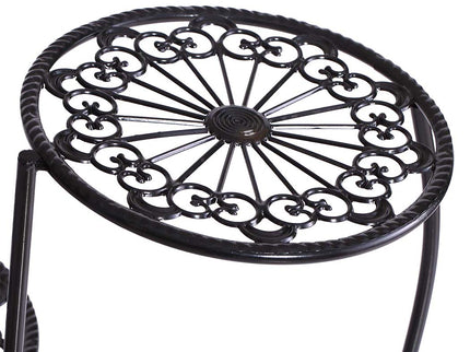 Plant Stand Outdoor Indoor Flower Pots Black-1894516825778163716