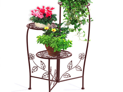 Plant Stand Outdoor Indoor Flower Pots Bronze-1894516826084347910