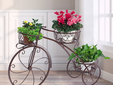 Levede Plant Stand Outdoor Indoor Metal Bronze-1864184708938731527