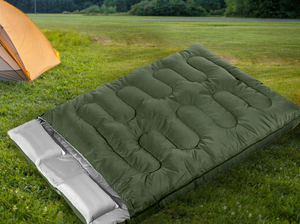 Mountview Sleeping Bag Double Bags Outdoor Army Green-1864184696259350535