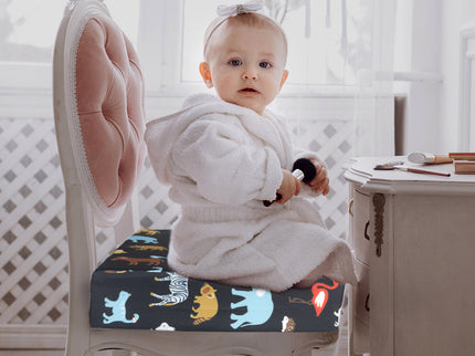 Kid Chair Cushion High Seat Pad Baby Black-1910113090440138759