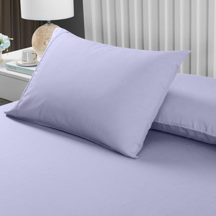 Royal Comfort Bamboo Cooling 2000TC 3-Piece Combo Set - Queen-Lilac Grey-1951134875599900675