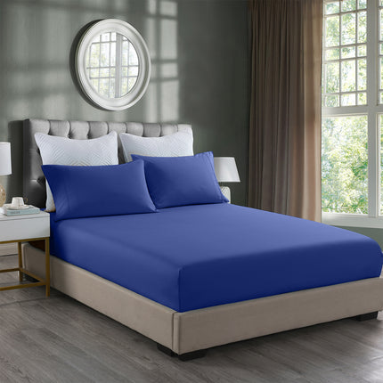 Royal Comfort Bamboo Cooling 2000TC 3-Piece Combo Set - Queen-Royal Blue-1951134875922862080