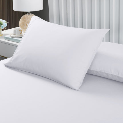 Royal Comfort Bamboo Cooling 2000TC 3-Piece Combo Set - King-White-1951134877105655811