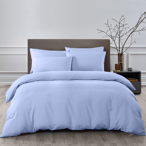 Royal Comfort Bamboo Cooling 2000TC Quilt Cover Set - Double-Light Blue-1889884811988963328