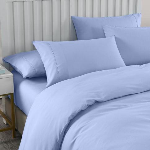 Royal Comfort Bamboo Cooling 2000TC Quilt Cover Set - Double-Light Blue-1889884811988963329