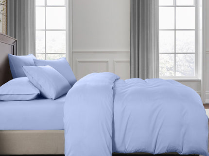 Royal Comfort Bamboo Cooling 2000TC Quilt Cover Set - Double-Light Blue-1889884811988963330