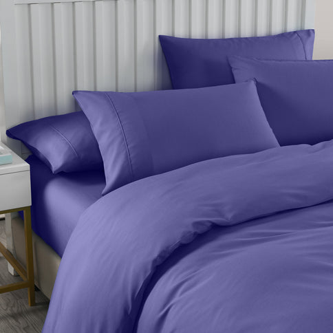 Royal Comfort Bamboo Cooling 2000TC Quilt Cover Set - Double-Royal Blue-1889884812261593089