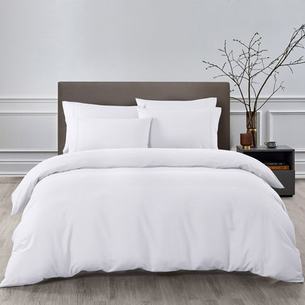 Royal Comfort Bamboo Cooling 2000TC Quilt Cover Set - Double-White-1951134827688366080
