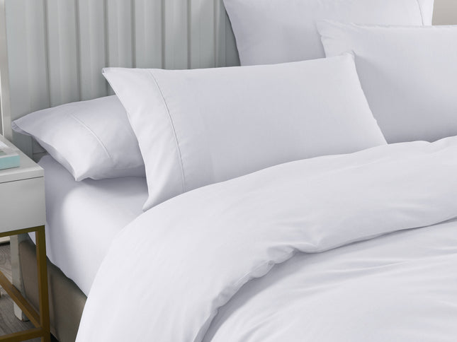 Royal Comfort Bamboo Cooling 2000TC Quilt Cover Set - Queen-White-1889884812970430465