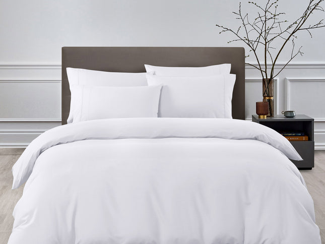 Royal Comfort Bamboo Cooling 2000TC Quilt Cover Set - King - White-1889884813515689984