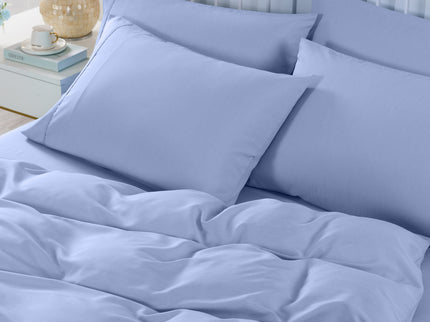 Royal Comfort Bamboo Cooling 2000TC 6-Piece Combo Set -Queen-Light Blue-1889884828313194498