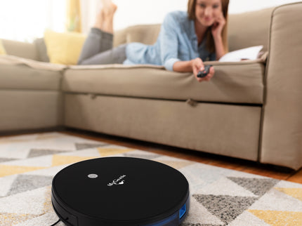 My Genie Xsonic Robotic Vacuum Cleaner -  Black-1917365866136211461