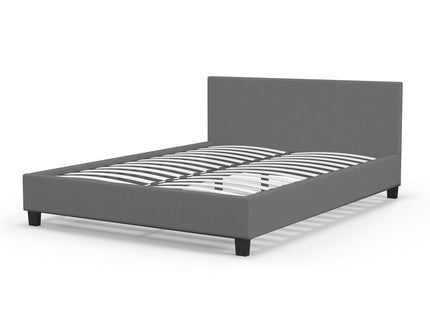 Milano Sienna Luxury Bed with Headboard (Model 2) - Grey No.28 - King-1917365877469220864