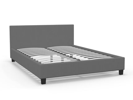 Milano Sienna Luxury Bed with Headboard (Model 2) - Grey No.28 - King-1917365877469220871