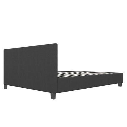 Milano Sienna Luxury Bed with Headboard (Model 2) - Charcoal No.35 - Queen-1951134896151990279