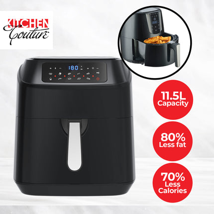 Kitchen Couture Digital 11.5L Air Fryer - Black-1951134804200263684