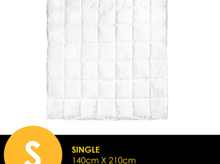 Royal Comfort Luxury Bamboo 250GSM Quilt - Single-1917365872440250370