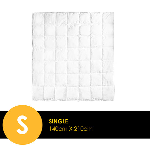 Royal Comfort Luxury Bamboo 250GSM Quilt - Single-1917365872440250370