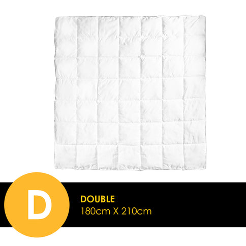 Royal Comfort Luxury Bamboo 250GSM Quilt - Double-1917365872578662402