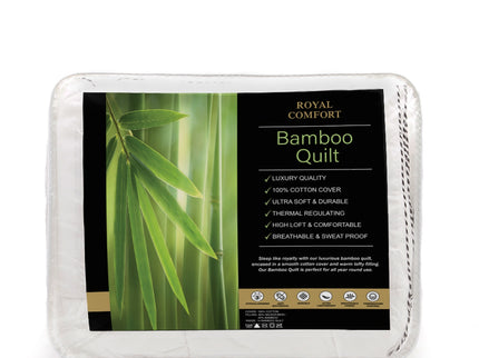 Royal Comfort Luxury Bamboo 250GSM Quilt  - Queen-1902483610661949441