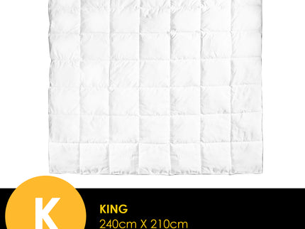 Royal Comfort Luxury Bamboo 250GSM Quilt - King-1902483610808750082