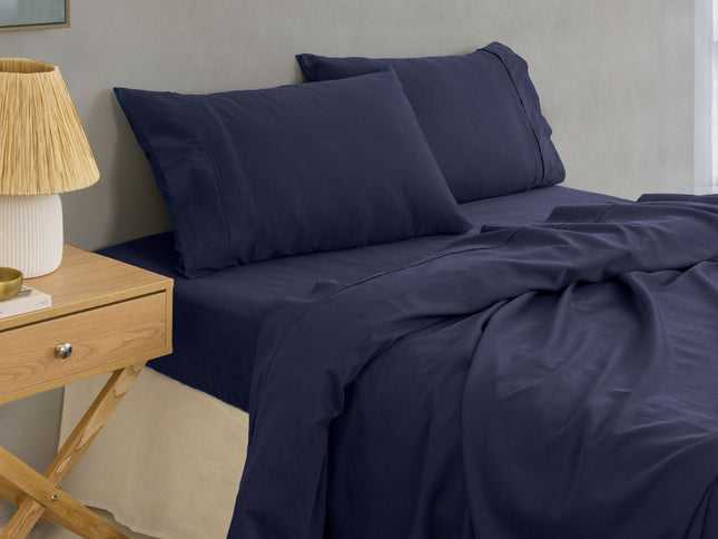 Royal Comfort - Balmain 1000TC Bamboo cotton Sheet Sets (King) - Royal Blue-1951134878913400833