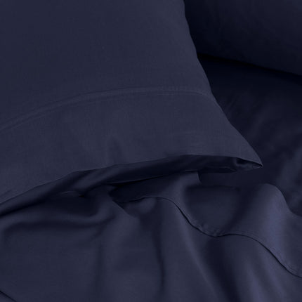 Royal Comfort - Balmain 1000TC Bamboo cotton Sheet Sets (King) - Royal Blue-1951134878913400836