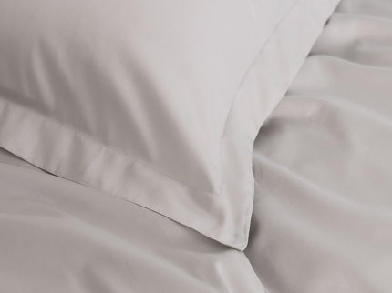 Royal Comfort - Balmain 1000TC Bamboo cotton Quilt Cover Sets (Queen) - Cool Grey-1951134829844238340