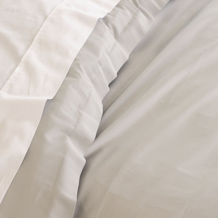 Royal Comfort - Balmain 1000TC Bamboo cotton Quilt Cover Sets (King) - Cool Grey-1951134830737625093
