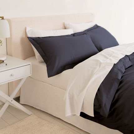 Royal Comfort - Balmain 1000TC Bamboo cotton Quilt Cover Sets (King) - Charcoal-1951134830909591553