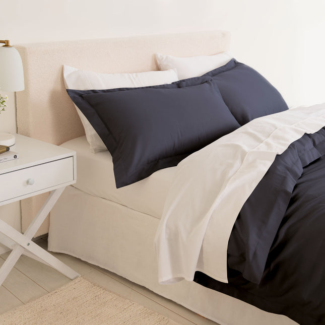 Royal Comfort - Balmain 1000TC Bamboo cotton Quilt Cover Sets (King) - Charcoal-1951134830909591553