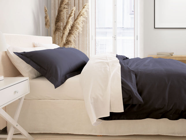 Royal Comfort - Balmain 1000TC Bamboo cotton Quilt Cover Sets (King) - Charcoal-1951134830909591554