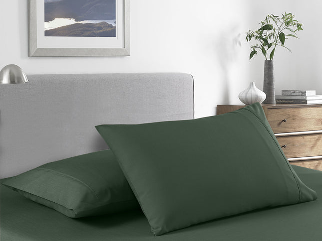 Royal Comfort Bamboo Cooling 2000TC Sheet Set Queen - Olive-1951134879680958465