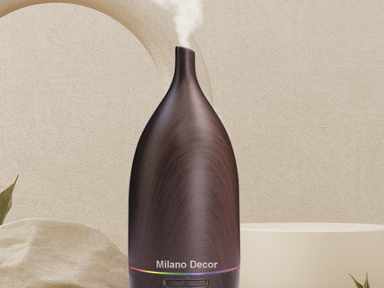 Milano Decor 100ml Ultrasonic Aroma Diffuser - Dark Wood-1917365865842610176