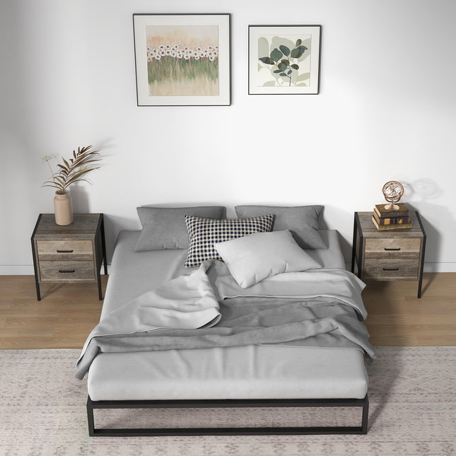 Florence Metal bed base - Single-1951134901323567106