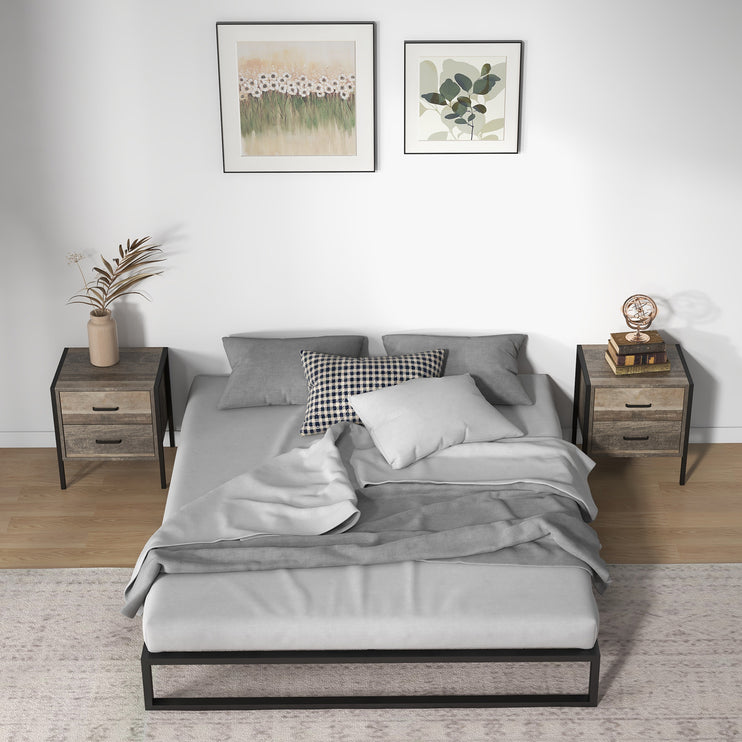 Florence Metal bed base - Single-1951134901323567106