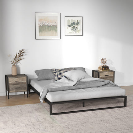 Florence Metal bed base - Single-1951134901323567109