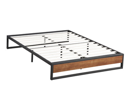 Sorrento Metal and Wood bed base - Single-1897053488186265600